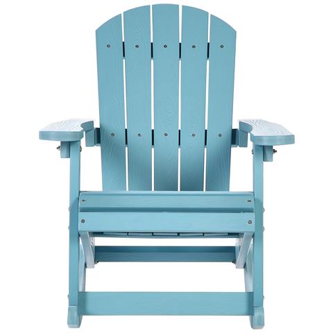 Sedia A Dondolo Per Bambini Azzurro Adirondack - Foto 2