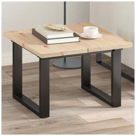 Piani Tavolo 2 Pz 60x30x2,5 Cm Rettangolare Legno Massello Pino - Foto 1