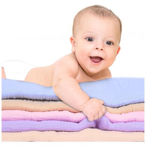 Coperta Per Neonati Alyoen Viola Morbida 119x119cm Coperta Per Neonati - Foto 2