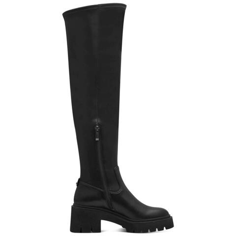 Overknee Boot Stivali Sintetico E Tessile Scarpe Donna Nero Eu 37, 1-25621-43 001 - Foto 3