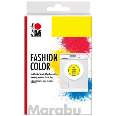 30gr - Pittura Tessile ""fashioncolor"" Per Lavatrice - Colore Giallo 019 - Foto 1