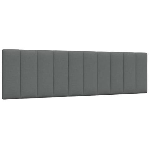 Cuscino Testiera Grigio Scuro 180 Cm In Tessuto - Foto 1