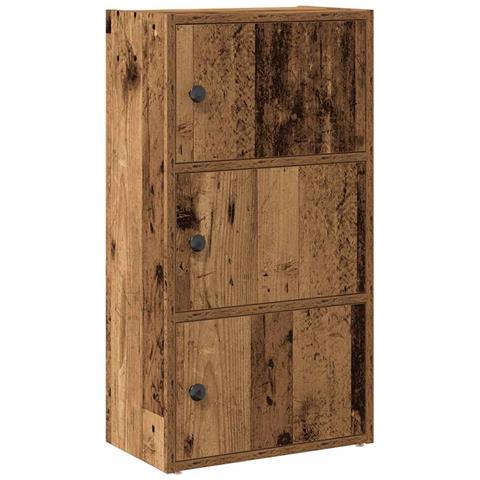 Libreria Legno Vecchio 40x24x77 Cm In Truciolato - Foto 2