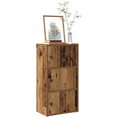 Libreria Legno Vecchio 40x24x77 Cm In Truciolato - Foto 1