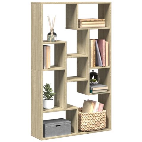 Libreria Rovere Sonoma 72x20x120 Cm In Truciolato - Foto 1