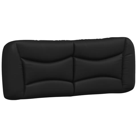 Lusso Casadino -  Cuscino Testiera Hvar Nero 140 Cm In Similpelle - Foto 1