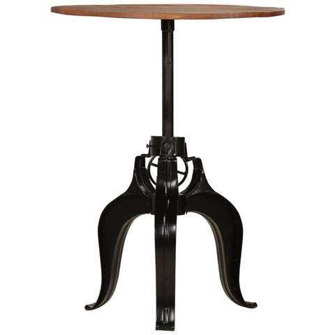 Lusso Casadino -  Tavolo Da Bar In Legno Massello Di Recupero 75x(76-110) Cm - Foto 1