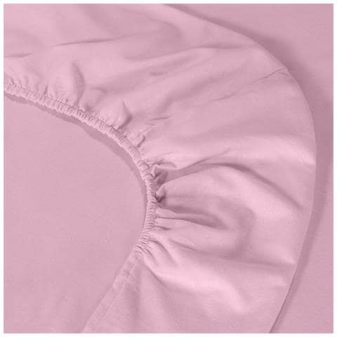 Completo Lenzuola In Flanella Colore Rosa Misura Piazza E Mezza - Foto 2