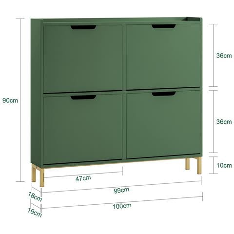 Scarpiera 100x19x90cm Fsr100-sy - Foto 2