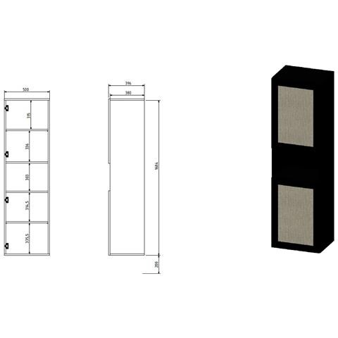 JUTA 301154 armadio soggiorno Armadietto - Foto 2