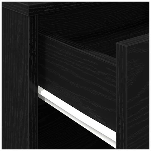 Mobile Nero Rovere 46x36x59 cm in legno ingegnerizzato di - Foto 9