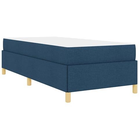 Letto a molle Blu e Marrone e Bianco 80 x 200 cm Tessuto - Foto 9
