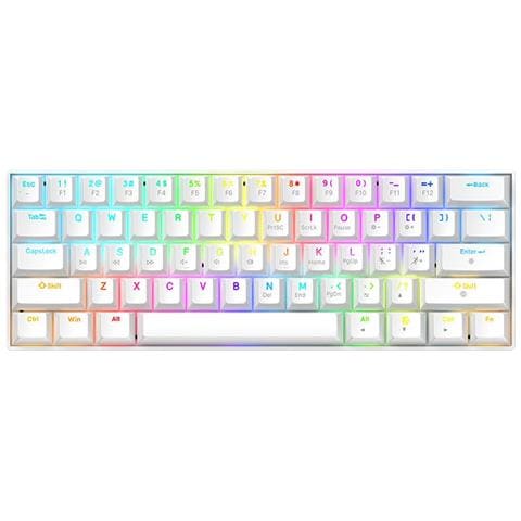 Tastiera Meccanica Rgb Tri-mode Bluetooth A 61 Tasti - Interruttori Tea - Foto 1