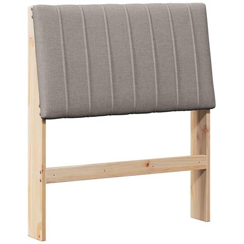 Testiera imbottita Talpa 75 cm Pino massello - Foto 1