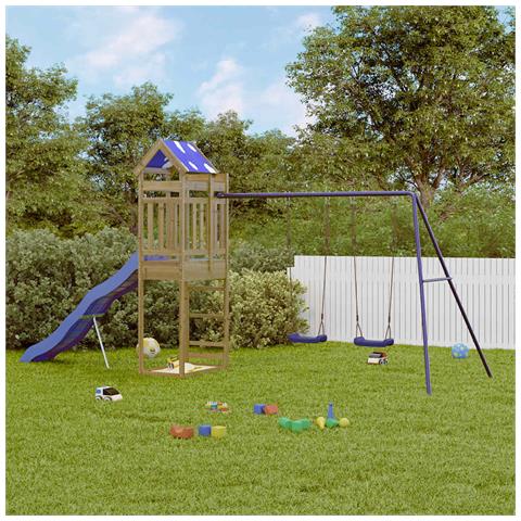 Set da Gioco da Esterno in Legno di Pino Impregnato - Foto 2