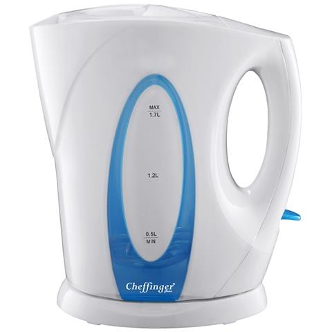 Bollitore Elettrico 1,7l Senza Fili Con Blocco Di Sicurezza, Bianco - Foto 1