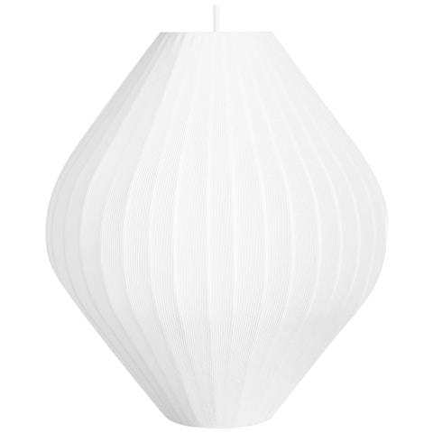 Lampadario Alme Tessuto Bianco - Foto 2