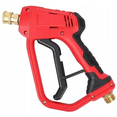 Pistola A Spruzzo Rossa 4000 Psi - Alta Pressione, Ergonomica | Attacco Rapido 1/4”, Filettatura M22-14 | Compatibile Con Idropulitrici - Foto 2