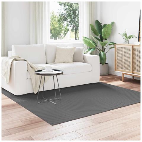 Tappeti per area HUARTE Antracite 120 x 120 cm Poliestere - Foto 2