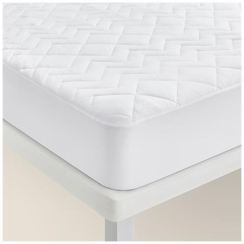 Coprimaterasso Imbottito 150x196 cm Tencel Fino A 32 cm - Foto 4