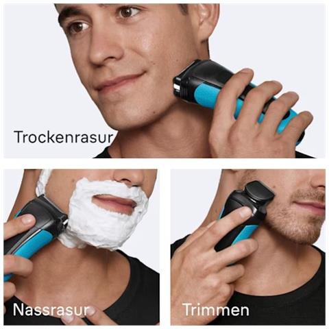 735483 Rasoio Trimmer Nero, Blu - Foto 2