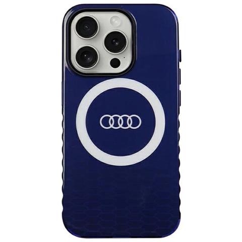 Audi Iml Big Logo Magsafe Case Per Iphone 15 Pro - Blu - Foto 1