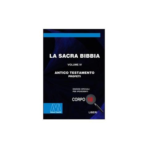 La Sacra Bibbia. Ediz. per ipovedenti. Vol. 4: Antico Testamento. - Foto 1
