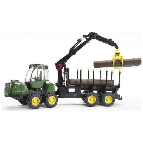 John Deere 1210e Trasporto 4 Tronchi con Braccio Meccanico 2133 - Foto 4