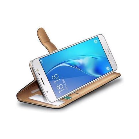 Custodia Wally in Similpelle per Galaxy J7 2016 - Colore Nero - Foto 3