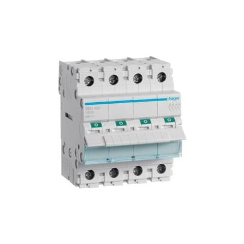 Sbn490 - Interruttore Non Automatico 4 Poli 100a 4 Mod - Foto 3