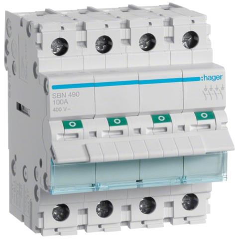 Sbn490 - Interruttore Non Automatico 4 Poli 100a 4 Mod - Foto 2