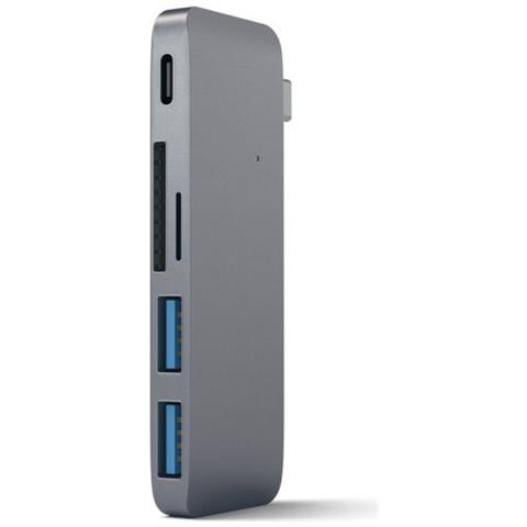 Adattatore Multiporta 2 x Porte USB 3.0 + 1 x Type-c + Card Reader SD /MicroSD - Foto 1