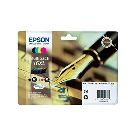 C13T16364012 Cartuccia Ink Originale Multicolore per WorkForce WF-2010W Capacità 2000 Pagine - Foto 1