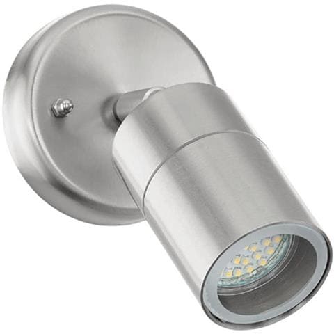Luce A Led Da Parete Esterna Stockholm 1 5 W Argento 93268 - Foto 1
