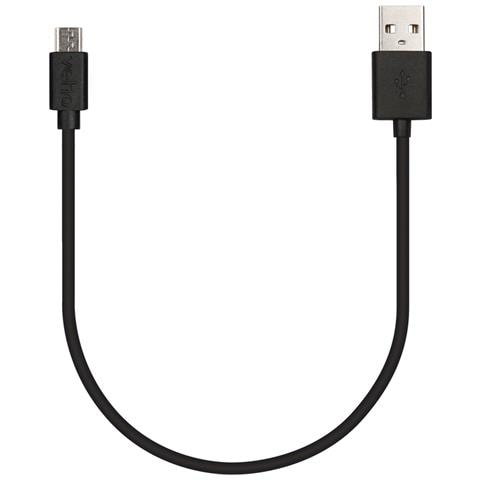 Vcl-001-m-20cm Cavo Usb 0,2 M 2.0 Usb A Micro-usb B Nero (20cm Micro Usb Cable - Lead -.)  - Foto 1