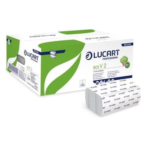 Asciugamano 2 Veli Eco V2 Bianco 20 Conf. Da 192 Pezzi - 863046 - Foto 1