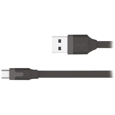 MUUSC0159 1m USB A Micro-USB A Nero, Grigio cavo USB - Foto 4
