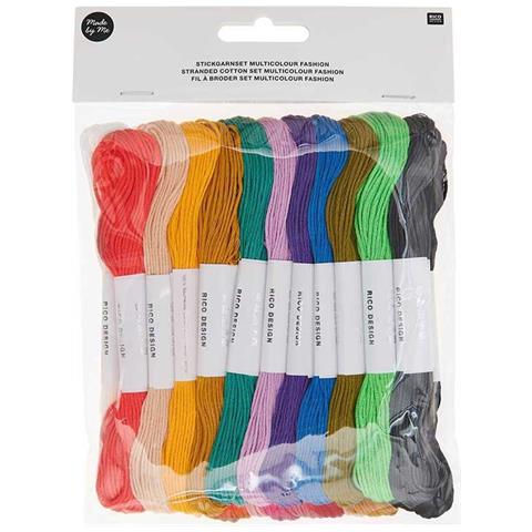 24 Fili Da Ricamo In Cotone - Colori Brillanti - Foto 2