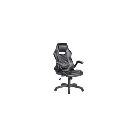 Sedia Gaming 69x72x122 Cm Con Cuscino, Grigia Grigio - Foto 2