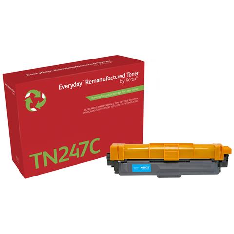 TONER RIGENERATO - Everyday  Ciano di Xerox per Brother TN247C, Alta capacità - Foto 1