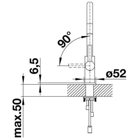 Miscelatore Cucina, Bocca Girevole 190ø, Doccetta Estraibile, Solido Acciaio Inox Spazzolato, Rubinetto A Cartuccia In Ceramica - Foto 6