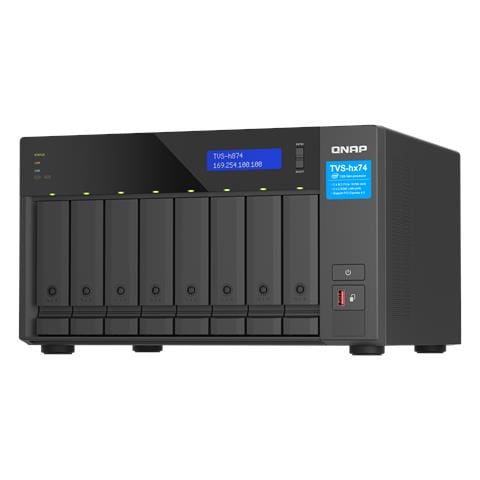 TVS-h874 NAS Tower Intel® Core™ i5 i5-12400 32 GB DDR4 0 TB QuTS hero Nero - Foto 2
