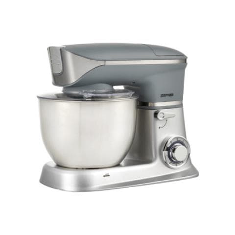 Robot da Cucina ZHC130DX Capacità 7 L Potenza 1300 W Colore Grigio, Argento, Acciaio Inossidabile + Blender da 1.5 Litri - Foto 1