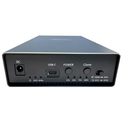 Lc-power Lc-dock-c-35-m2 Contenitore Di Unità Di Archiviazione Box Esterno Hdd/ssd Nero 3.5"" - Foto 2