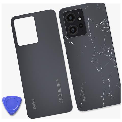 Vetro Posteriore Redmi Note 12 4g Originale Service Pack, Nero - Foto 2