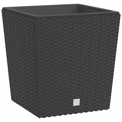 Fioriera Con Interno Rimovibile Marrone 21 / 32 L Pp Rattan - Foto 1