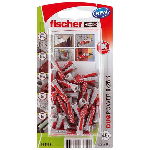 Tacchetti Duopower 534992 Ø 5 X 25 Mm Nylon (45 Unità) - Foto 2