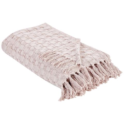 Copriletto Cotone Rosa Chiaro 200 X 220 Cm Bere - Foto 5