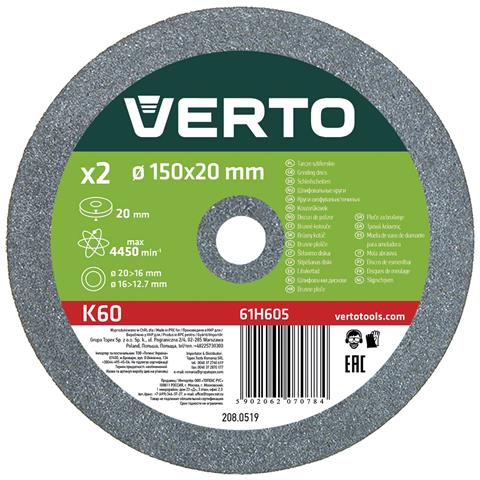 Dischi Abrasivi 150 X 20/16/12,7 X 20 Mm, 2 Pz. - Foto 1