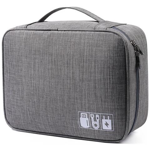 Borsa Di Archiviazione Digitale Da Viaggio Resistente All'acqua Grey - Foto 1